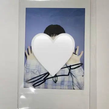 EVNNE 박지후 친필 사인 폴로라이드 사인폴라