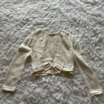 Maglie par ef-de 여성용 긴팔 가디건 S 숏 기장