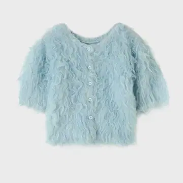 the toe Schwabing Shaggy Knit blue