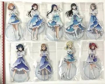 러브 라이브 선샤인 아쿠아 Aqours 9주년 아크릴 스탠드 전 9종
