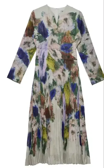 Ameri UND TEXTURE ART FLOWER DRESS