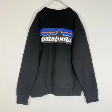 Patagonia 파타고니아 맨투맨 트레이닝복 백 프린트 XL 블랙