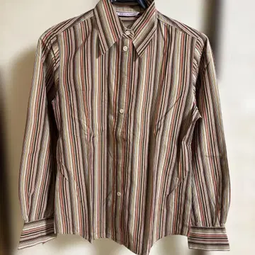 폴스미스 Paul Smith Women 스트라이프 긴팔 셔츠