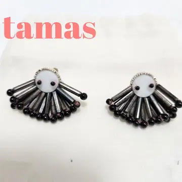 tamas 비즈 귀걸이 빈티지