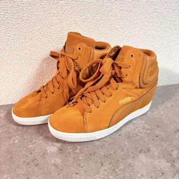 PUMA 하이컷 스니커즈 23.5cm 미사용 새상품 스웨이드 단종