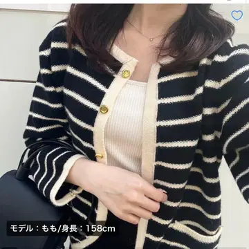 [ 미사용 ] JUDIN [ RiLi ] 골드 버튼 보더 자켓