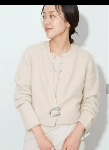 플라주 Plage 캐시미어 믹스 퍼 가디건