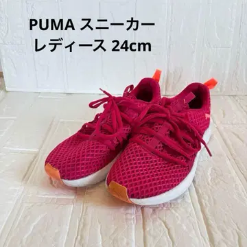 PUMA 푸마 여성용 스니커즈 핑크 24cm SOFTFOAM 경량
