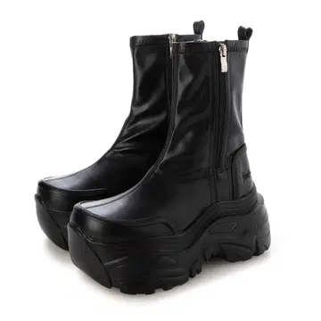 YOSUKE 요스케 통굽 스니커즈 22.5cm 블랙 숏부츠