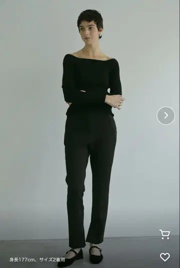 택 포함 새상품 HER. 슬랙스 팬츠 블랙