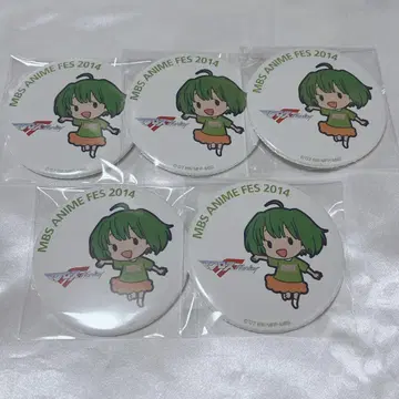 마크로스F MBS ANIME FES 2014 캔뱃지 랑카 리 5개