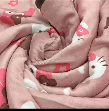 산리오 캐릭터 후와모코 담요 H70 x W100cm