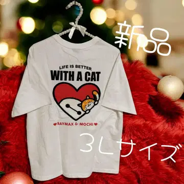 디즈니 베이맥스 모찌 반팔T셔츠 3L 사이즈