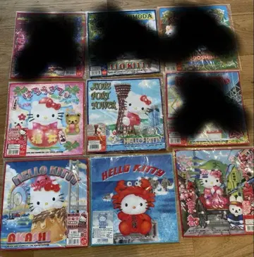 헬로키티 손수건 5장 지역 한정 키티