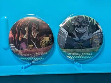 USJ 귀멸의 칼날 캔뱃지 코쿠시보&기유타로 캔뱃지 세트