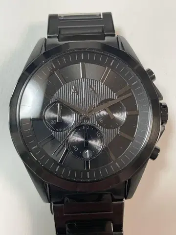 아르마니 익스체인지 크로노그래프 아날로그 손목시계