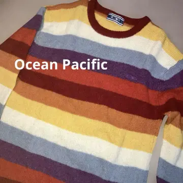 빈티지 Ocean Pacific 니트 스웨터 울 100% M