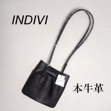 INDIVI (인디비) 소가죽 레더 미니 숄더백 미사용