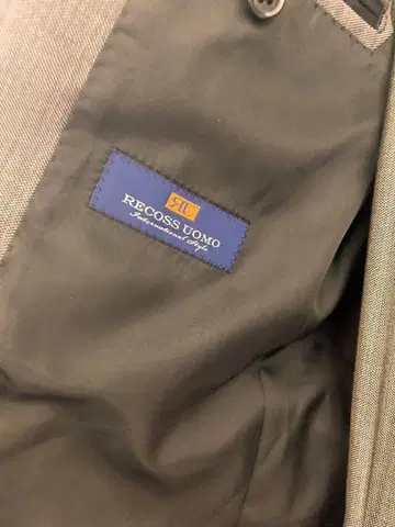 RECCOSS UOMO 그레이 정장 자켓