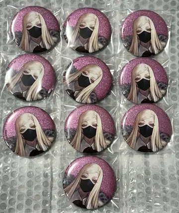 도리베 산즈 하루치요 art by au 캔뱃지 애니메이트 콜라보 10개