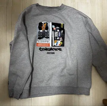 centimeter ZOO YORK 믹스 테이프 디자인 맨투맨