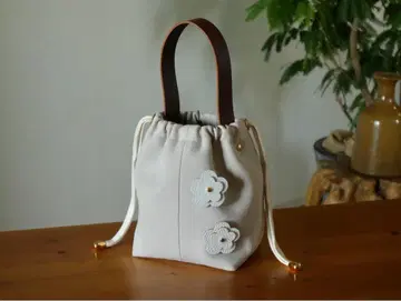 nuit  rebuild purse L / white denim