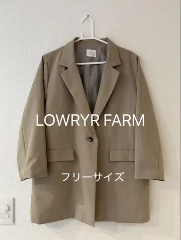 LOWRYR FARM 베이지 테일러드 자켓 프리 사이즈