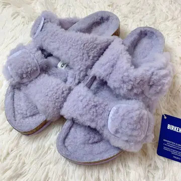 택 포함 새상품급 BIRKENSTOCK 애리조나 빅 버클 테디 38