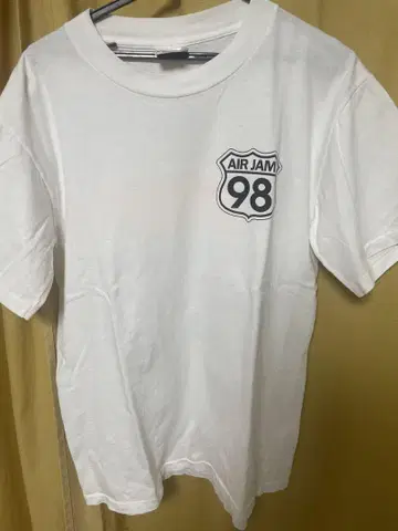 AIR JAM 98 화이트 T셔츠 M