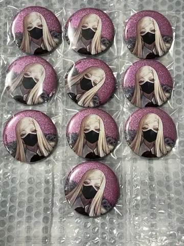 도리베 산즈 하루치요 art by au 캔뱃지 애니메이트 콜라보 10개