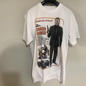 키아누 리브스 존 윅 T셔츠 (구제 의류)