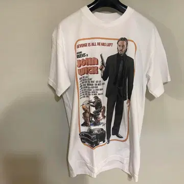 키아누 리브스 존 윅 T셔츠 (구제 의류)