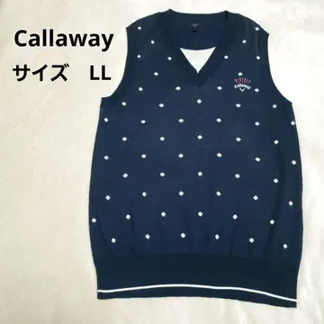 캘러웨이 골프 니트 베스트 네이비 빅 사이즈 Callaway