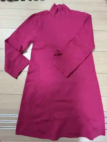 ZARA 핑크 터틀넥 원피스