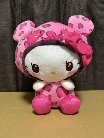 팬더 헬로키티 레이디 레오파드 무늬 BIG 봉제 인형