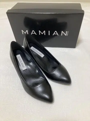 [ 새상품 미사용 ] MAMIAN 스틸레토 하이힐 블랙 약 5cm