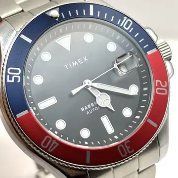 TIMEX 하버사이드 코스트 펩시 컬러 GMT TW2V72100