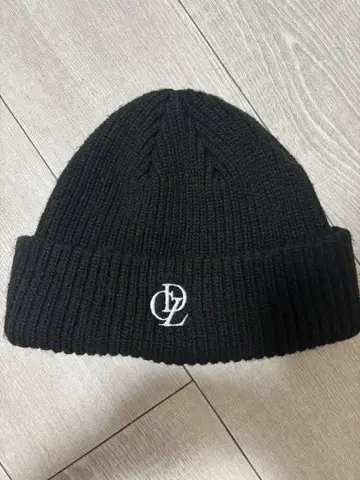 D&L 블랙 니트 모자