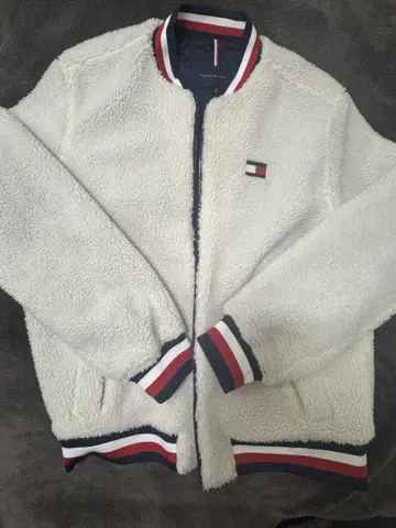 Tommy Hilfiger 보아 자켓 화이트