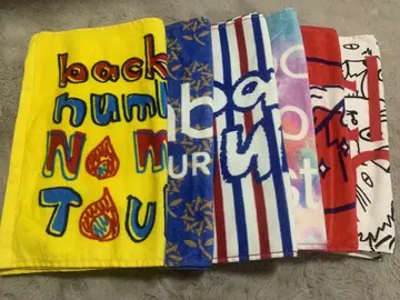 back number 굿즈 타월 5장 세트