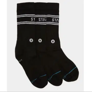 STANCE 스탠스 Basic 3 Pack Crew Sock
