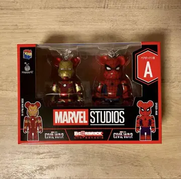 MARVEL 아이언맨과 스파이더맨 피규어 세트 A상