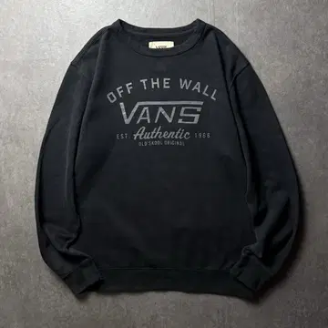 VANS 로고 프린트 스케이터 스트릿 블랙 M