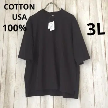 [미사용] 코튼 USA 블랙 T