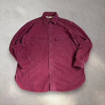 L.L.Bean 샤모아크로스 셔츠 USA제 80s~90s 빈티지