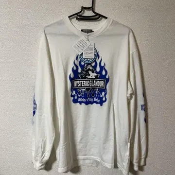 HYSTERIC GLAMOUR 프레임 롱 슬리브 T 파이어 패턴