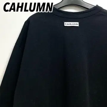 CAHLUMN 뒷면 택 포함 프리미엄 헤비 웨이트 긴팔 T셔츠 카우람 M
