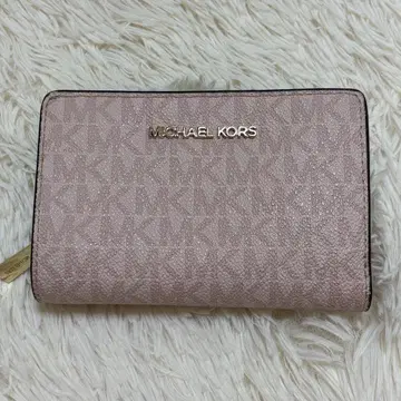 MICHAEL KORS 핑크 접이식 지갑