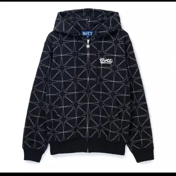 BoTT Sparkle Stitch Zip Hoodie 블랙 M 사이즈