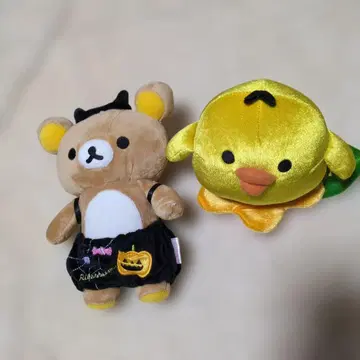 리락쿠마 키이로이토리 봉제 인형